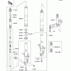 Ninja ZX-7R (ZX750-P7) Optional parts(zx-7rr front fork)