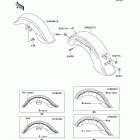 Vulcan 1500 Classic Fi (VN1500-N3) Fenders(vn1500-n3)