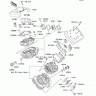 Vulcan 1500 Nomad Fi (VN1500-L3) Крышка головки цилиндров