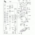 Vulcan 1500 Nomad Fi (VN1500-L3) Передняя вилка