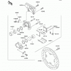 NINJA ZX-12R (ZX1200-B1) Rear brake(b1 / b2)