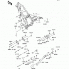 KDX220R (KDX220-A8) Рама ,крепежные детали