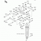 KX100 (KX100-D1) Задняя подвеска