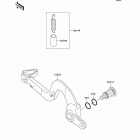 KX125 (KX125-L3) Педаль тормоза