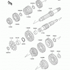 KX125 (KX125-L3) ТРАНСМИССИЯ