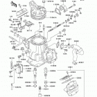 KX250 (KX250-L3) Цилиндр и головка цилиндров