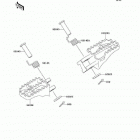 KX250 (KX250-L3) Подножки