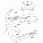 Ninja 500R (EX500-D8) Decals(blue)(ex500-d8)(cn)
