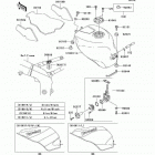 Ninja ZX-6R (ZX600-J2) Fuel tank(zx600-j2)