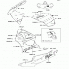 Ninja ZX-6R (ZX600-J2) Decals(blue / blue)(cn)(zx600-j2)