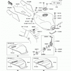 Ninja ZX-9R (ZX900-E2) Fuel tank(zx900-e2)