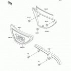 Police 1000 (KZ1000-P20) Side covers / chain cover(p20)