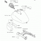 Vulcan 1500 Classic Fi (VN1500-N2) Наклейки предупреждения