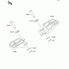 KX125 (KX125-L2) Подножки