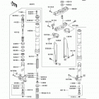 KX125 (KX125-L2) Передняя вилка