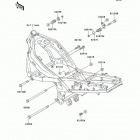 Ninja ZX-6 (ZX600-E8) Рама ,крепежные детали