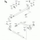 Ninja ZX-6R (ZX600-J1) Механизм переключения передач