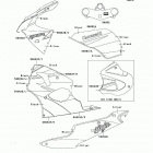Ninja ZX-6R (ZX600-J1) Decals(silver / black)(cn)(zx600-j1)