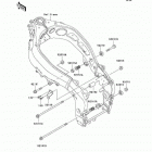 Ninja ZX-6R (ZX600-J1) Крепление двигателя