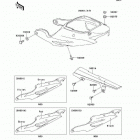 Ninja ZX-9R (ZX900-E1) Side covers / chain cover(zx900-e1)