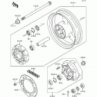 ZR-7 (ZR750-F2) Заднее колесо и цепь