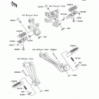 NINJA ZX-12R (ZX1200-A1) Подножки