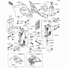 KDX200 (KDX200-H5) Radiator(kdx200-h4 / h5)
