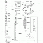 KDX220R (KDX220-A6) Front fork(kdx220-a5-a8)