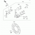 KLR650 (KL650-A13) Передний тормоз
