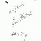 KX125 (KX125-L1) Механизм переключения передач