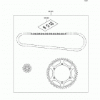 KX125 (KX125-L1) Цепь комплект