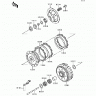 KX125 (KX125-L1) Сцепление