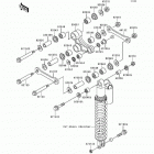 KX125 (KX125-L1) Задняя подвеска