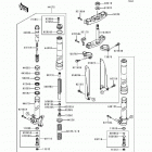 KX125 (KX125-L1) Передняя вилка