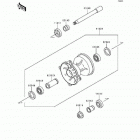 KX125 (KX125-L1) Передняя ступица