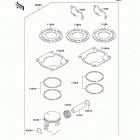 KX80 (KX80-W2) Optional parts(top end kit)