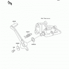 Ninja 500R (EX500-D6) Педаль тормоза
