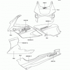 Ninja 500R (EX500-D6) Decals(red)(ex500-d6)