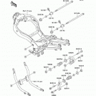 Ninja ZX-11 (ZX1100-D7) Рама ,крепежные детали