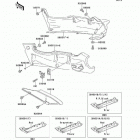 Ninja ZX-6 (ZX600-E7) Боковые обтекатели
