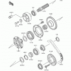 Ninja ZX-7R (ZX750-P4) Generator shaft