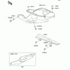 Ninja ZX-9R (ZX900-C2) Боковые обтекатели