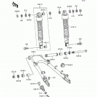 Police 1000 (KZ1000-P18) Swingarm / shock absorber