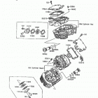 Vulcan 1500 (VN1500-A13) Крышка головки цилиндров