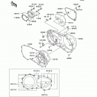 Vulcan 1500 Nomad (VN1500-G1) Right engine cover(s)(vn1500-g1)