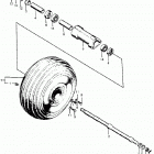 ATC90 Front wheel @ axle