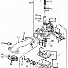 ATC90 Carburetor @ inlet pipe