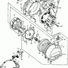 ATC90 Left crankcase cover  @ alternator @ starter