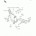 KLR250 (KL250-D15) Рама ,крепежные детали