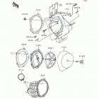 KX125 (KX125-K5) Воздухозаборник